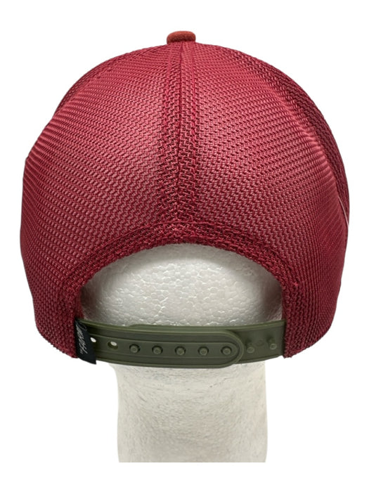 Goorin Bros Like New Tan & Green Print Wool Blend Aligator Trucker Men's Hat