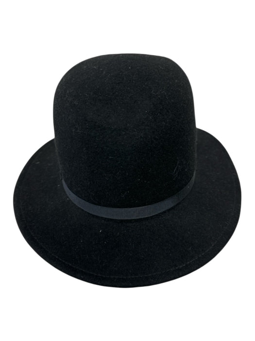 Country Gentleman Black Wool Solid Fedora Men's Hat