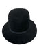 Country Gentleman Black Wool Solid Fedora Men's Hat