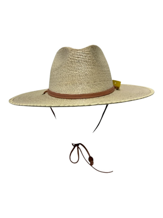 Goorin Bros Tan Straw Solid Fedora Men's Hat