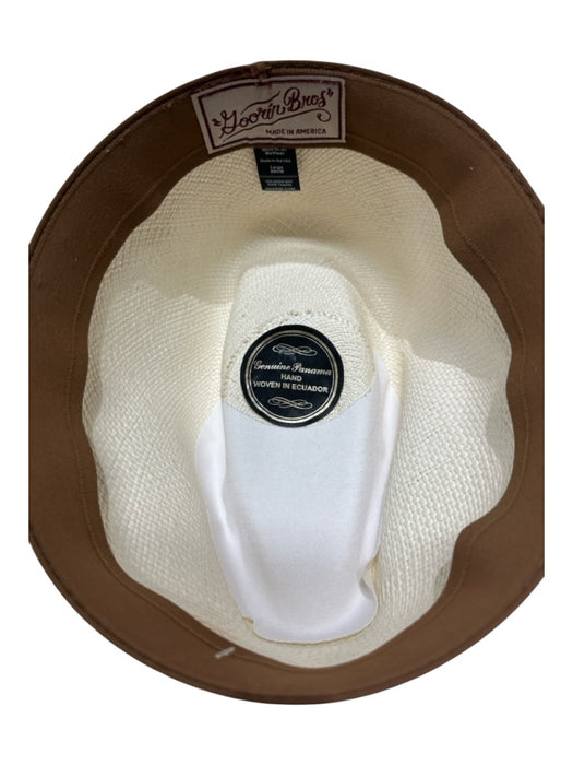Goorin Bros Tan Straw Solid Fedora Men's Hat