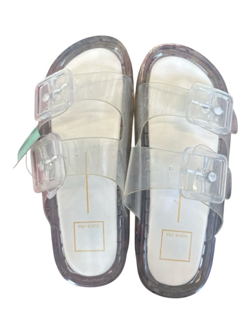Dolce Vita Shoe Size 7 Clear Rubber Buckles Sandals Clear / 7