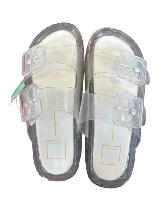 Dolce Vita Shoe Size 7 Clear Rubber Buckles Sandals Clear / 7