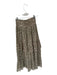 Sundays Size S Green & Tan Cotton Waist Band Flowers Maxi Skirt Green & Tan / S