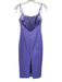 Bardot Size XS Light Purple Viscose Blend Pleather Croc Embossed Dress Light Purple / XS