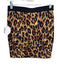 Staud Size S Black & Brown Viscose Blend Elastic Waistband Knit Mini Skirt Black & Brown / S