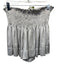 Koch Size S Taupe Gray Polyester Shirred Waist Satin Gathered Waist Mini Shorts Taupe Gray / S