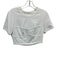 A.L.C. Size S White Cotton Boning Crop T Shirt Top White / S