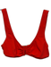 Solid & Striped Size S/M Orange Nylon Blend Textured Set Belt Bikini Swimsuit Orange / S/M