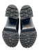 Tory Burch Shoe Size 8.5 Black & Cream Leather Trim Lace Up Boucle Logo Boots Black & Cream / 8.5
