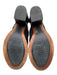 Ariat Shoe Size 8 Black & Brown Leather Suede Open Toe Block Heel Booties Black & Brown / 8