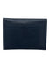 Burberry Navy blue & Cream Goat Leather Flap Top Toggle Close Pouch Inc. Bag Navy blue & Cream