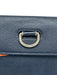 Burberry Navy blue & Cream Goat Leather Flap Top Toggle Close Pouch Inc. Bag Navy blue & Cream