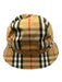 Burberry Tan, Black & Red Cotton Stitch Detail Novacheck Bucket Hat Hat Tan, Black & Red / S/P