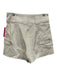 Derek Lam 10 Crosby Cream Cotton Blend Button Close Side Pockets Wrap Mini Skort Cream