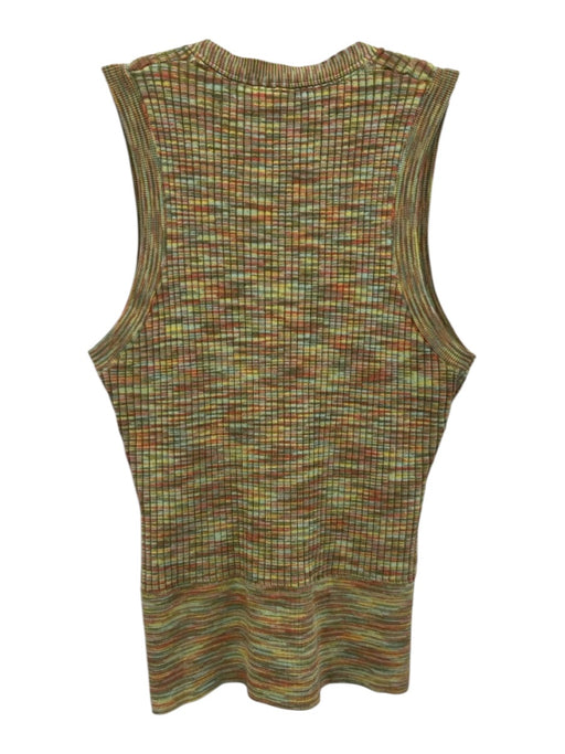 Chufy Size S Green, Olive & Multi No Fabric Tag Ribbed Heathered Sleeveless Top Green, Olive & Multi / S