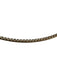 Shelly Brown Gold Gold Tone Metal Rhinestone Bar Lobster Clasp Collar Necklace Gold