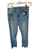 Mother Size 27 Light Wash Cotton Blend High Waist Flare distressed Jeans Light Wash / 27