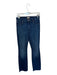 Mother Size 27 Dark Wash Cotton Blend Raw Hem Pockets Zip Fly High Waist Jeans Dark Wash / 27