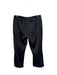 Womyn Size 6 Black Polyester Cargo Button Fly Cropped Adjustable Pant Set Black / 6