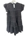 Sofie the Label Size S Black & White Cotton Flutter Cap sleeve Back Tie Dress Black & White / S