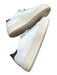 P448 Shoe Size 30 White & Grey Suede Accents Canvas Platform Athletic Sneakers White & Grey / 30