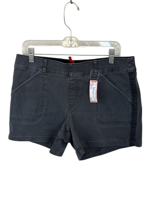 Spanx Size XL Slate Blue Cotton Blend Elastic Waistband Shorts Slate Blue / XL