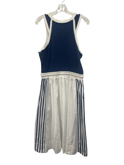 Daily Practice Size Petite Navy & white Cotton Sleeveless Stripe Maxi Dress Navy & white / Petite