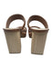 Dolce Vita Shoe Size 8 Brown Leather Snake Print Block Heel Square Toe Sandals Brown / 8