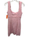 Likely Size 6 Light Pink Cotton Blend Tweed Frayed Edge Sleeveless Dress Light Pink / 6