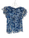 House of Harlow Size XS Blue & White Cotton Tie Back Sleeveless Printed Dress Blue & White / XS