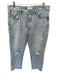 Pistola Size 30 Light Wash Cotton Denim Raw Hem distressed Straight Jeans Light Wash / 30