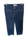 Cabi Size 4 Dark Wash Cotton Blend High Waist Wide Leg Front Pocket Jeans Dark Wash / 4
