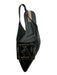 Franco Sarto Shoe Size 8.5 Black & Gold Patent Leather Block Heel Pumps Black & Gold / 8.5