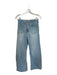 Maeve Size 26 Light Wash Cotton Denim High Waist Button Wide Leg Jeans Light Wash / 26