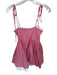 More To Come Size XS Red & White Cotton Mini Lace rosette Spaghetti Strap Dress Red & White / XS
