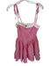 More To Come Size XS Red & White Cotton Mini Lace rosette Spaghetti Strap Dress Red & White / XS