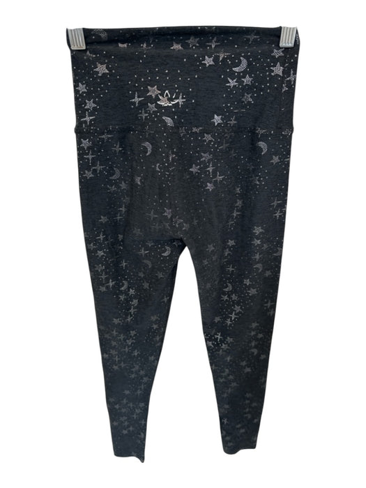 Beyond Yoga Size XS Black & Silver Polyester Blend Pattern Nightsky Leggings Black & Silver / XS