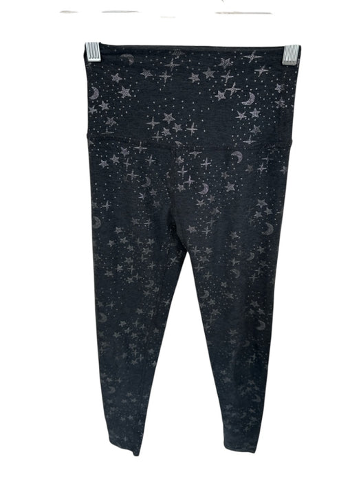 Beyond Yoga Size XS Black & Silver Polyester Blend Pattern Nightsky Leggings Black & Silver / XS
