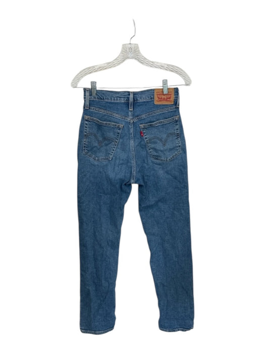 Levis Size 27 Light Wash Cotton Back Pocket Straight Leg Button Fly Jeans Light Wash / 27