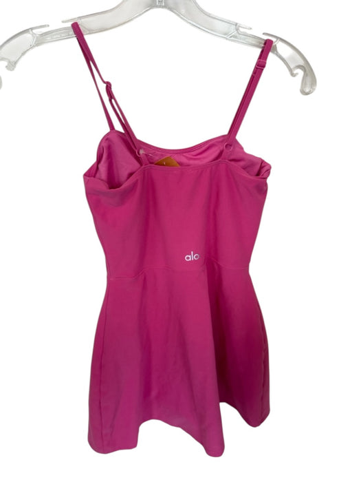 Alo Size XXS Hot pink Spaghetti Strap Mini Built In Bra Built in Shorts Dress Hot pink / XXS