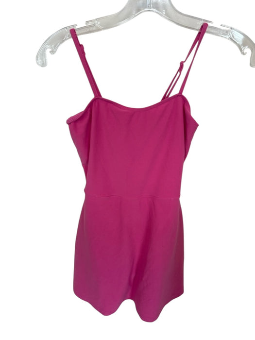 Alo Size XXS Hot pink Spaghetti Strap Mini Built In Bra Built in Shorts Dress Hot pink / XXS