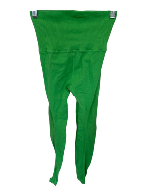 FP Movement Size XS/S Green Nylon Blend High Waist Holes Ribbed Leggings Green / XS/S