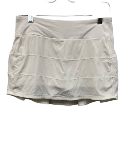 Lululemon Size 6 White Nylon Blend Tiered Tennis Skort White / 6