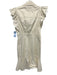 5a7 Cinq a Sept Size 0 White Cotton Button Front Ruffle Dress White / 0