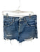 Agolde Size 28 Med Dark Wash Organic Cotton High Waist Button Fly Cut Off Shorts Med Dark Wash / 28