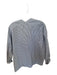Bailey 44 Size M Blue & White Cotton Long Sleeve Striped One Button Top Blue & White / M