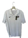 Nike Size M White & Red Polyester UGA Athletic Men's Polo White & Red / M