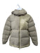 Moncler Size 2/M Light olive Polyester Puffer Zip Front Hood Jacket Light olive / 2/M