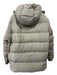 Moncler Size 2/M Light olive Polyester Puffer Zip Front Hood Jacket Light olive / 2/M